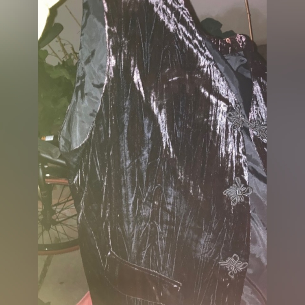 Kathyrn Deene Velvet Vest